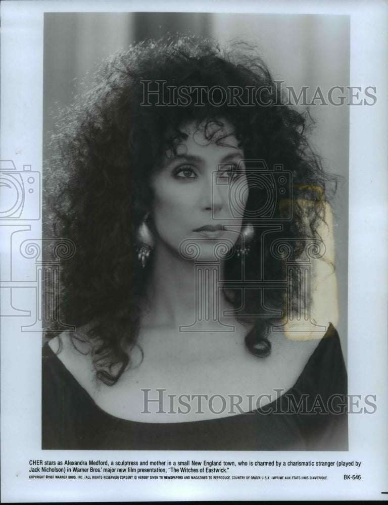 1988 Press Photo Cher-The Witches 0f Eastwick - cvb59678 - Historic Images