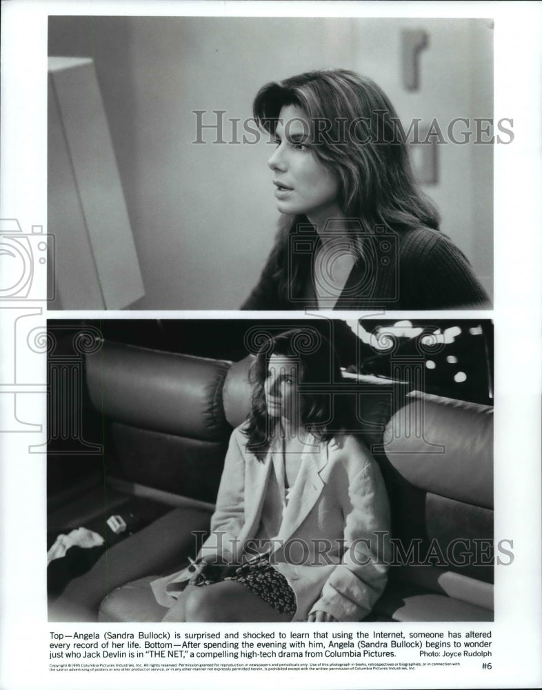 Press Photo Sandra Bullock in &quot;The Net&quot; - cvb59722 - Historic Images