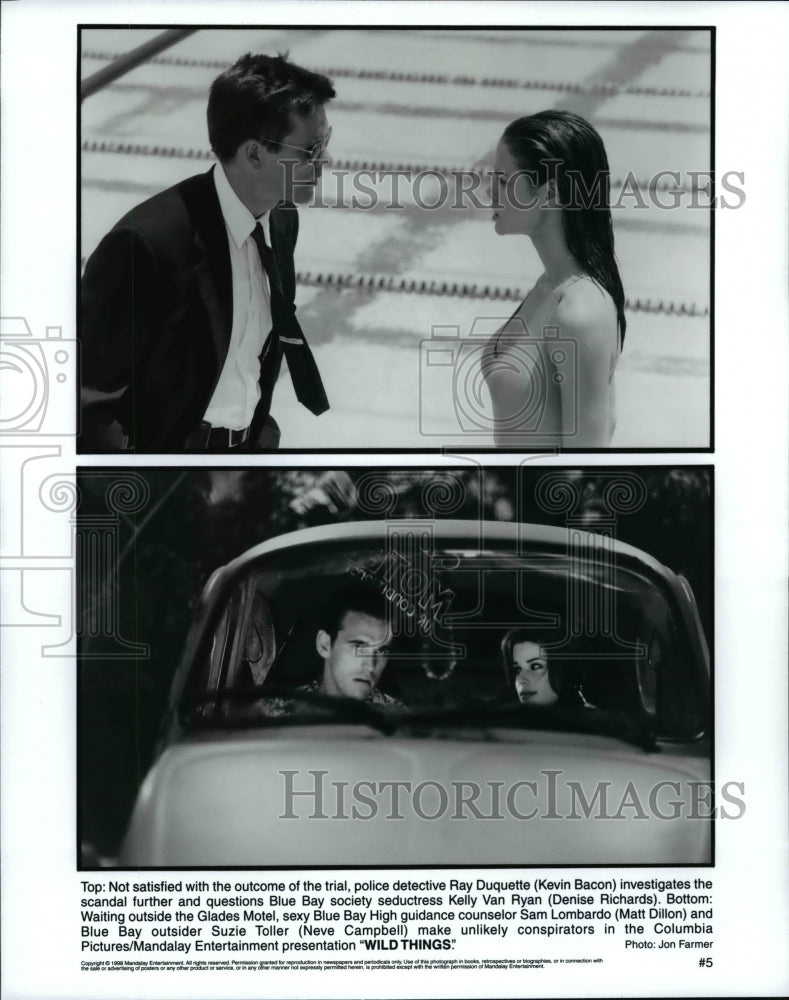 Press Photo Cast of the Movie "Wild Things" - cvb59725 - Historic Images