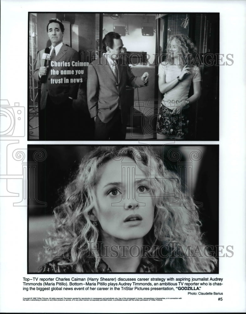 1998 Press Photo Scene from the Movie &quot;Godzilla&quot; - cvb59733 - Historic Images