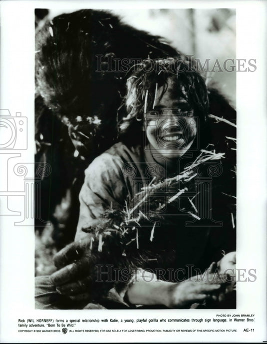 1995 Press Photo Scene from the Movie "Born To Be Wild" - cvb59756 - Historic Images
