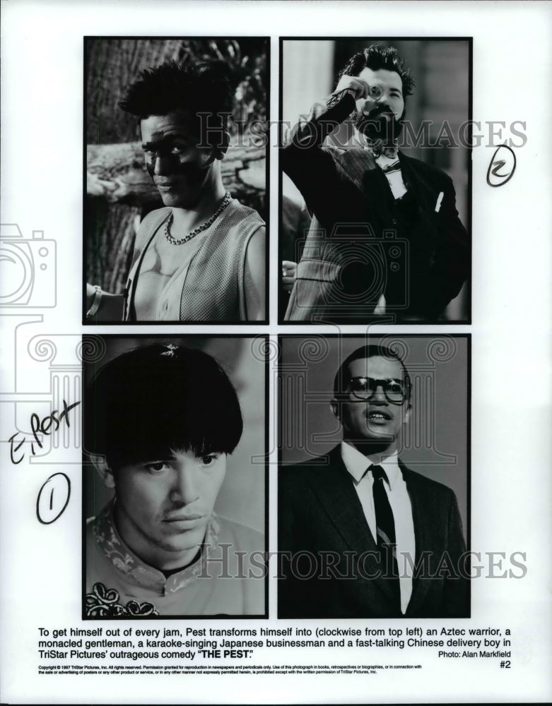 1997 Press Photo John Leguziamo as Pest in the comedy "The Pest" - cvb59768 - Historic Images