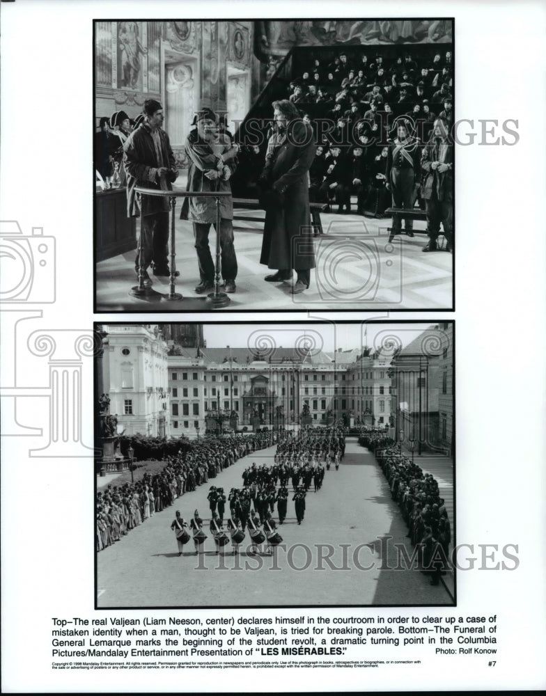 Press Photo Liam Neeson in Les Miserbales - cvb59909 - Historic Images