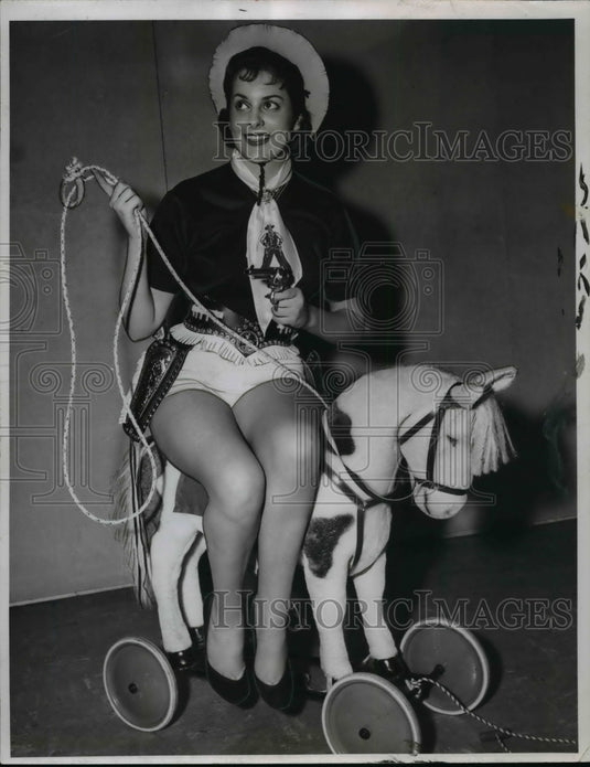 1956 Press Photo Robbi Palmer, 14015 Superior Road - cvb59940-Historic Images