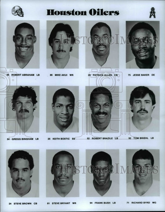 Press Photo Houston Oilers - cvb60040 - Historic Images