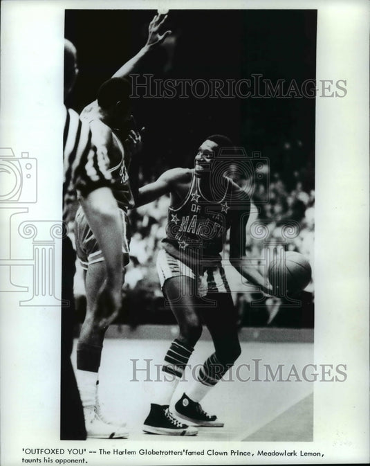 1971 Meadowlark Lemon is famed Clown Prince, Harlem Globetrotters.-Historic Images