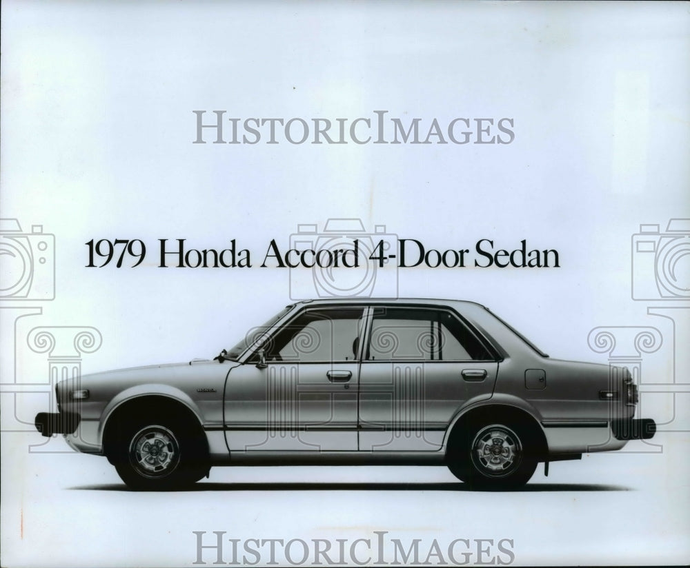 1979 Press Photo 1979 Honda Accord 4-Door Sedan - cvb60173 - Historic Images