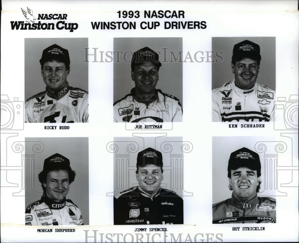 1993 Press Photo NASCAR Winstown Cup Drivers - cvb60269 - Historic Images