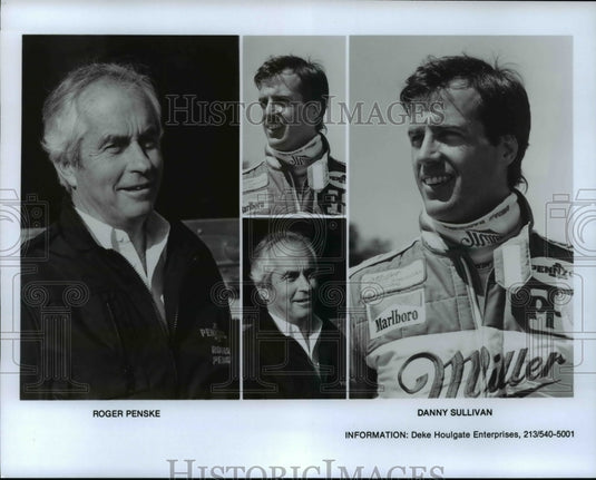 Press Photo Roger Penske ans Danny Sullivan - cvb60342 - Historic Images