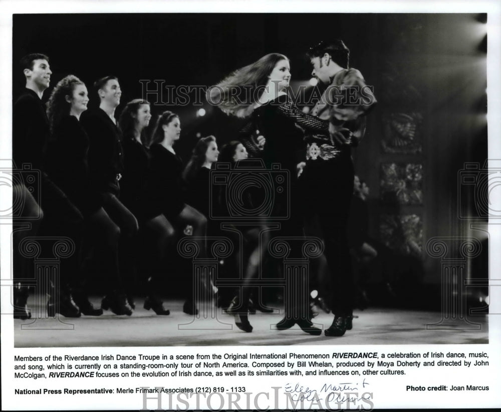 1993 Press Photo Riverdance dance troupe-International Phenomenon Riverdance - Historic Images