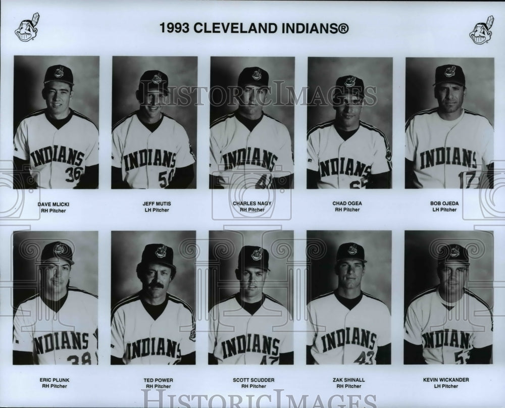 1993 Press Photo Cleveland Indians - cvb60419 - Historic Images