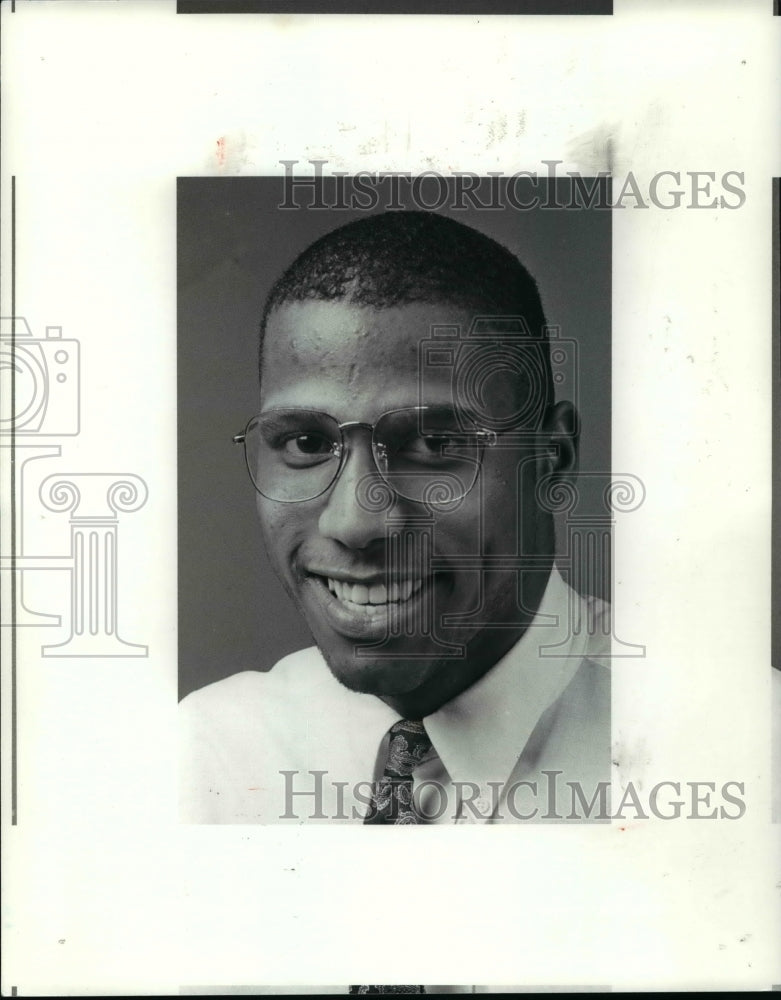 1990 Press Photo Earnest Sylver, Glenviile High School basketball, - cvb60606 - Historic Images