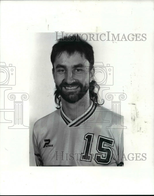 Press Photo Cleveland Force-Benny Dargle-Defender - cvb60643 - Historic Images