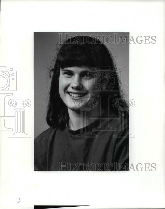 1990 Press Photo Kate Ebner, Soccer Player, Medina - cvb60942 - Historic Images