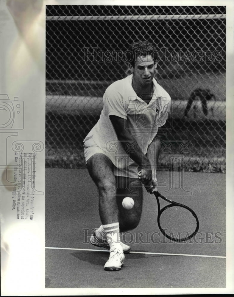 1988 Press Photo Men&#39;s single winner, David Pollack - cvb61124 - Historic Images