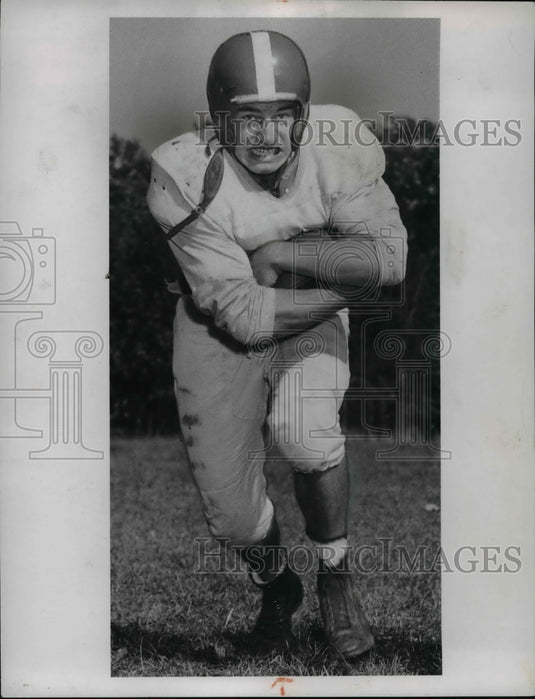 1953 Press Photo Bob Ramlow, halfback John Marshall football 1953 - cvb61165 - Historic Images