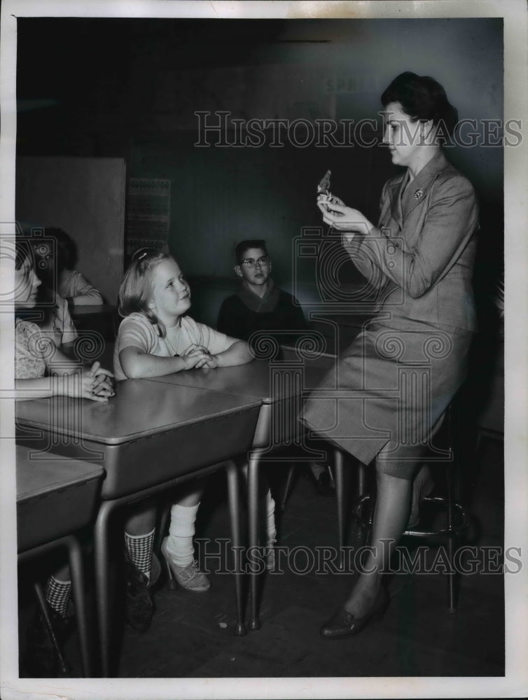 1961 Mrs. Clifford Stayskul Instructor at Brimfield School-Historic Images