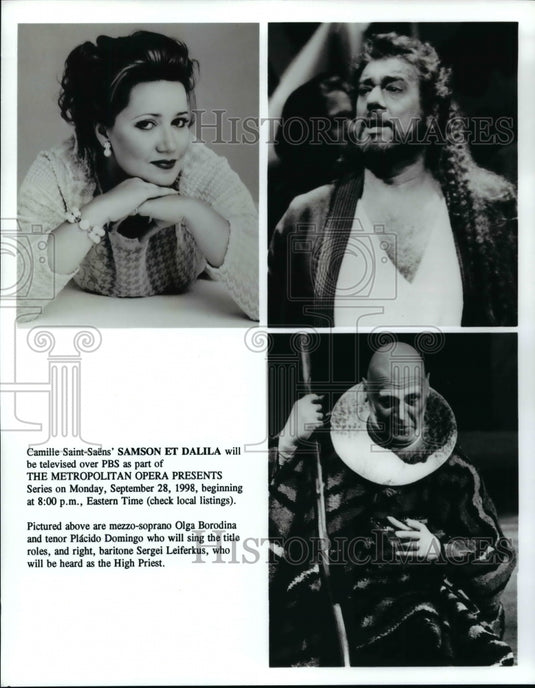 1998 Press Photo Camille Saints-Saens' Samson et Dalila - cvb61261 - Historic Images