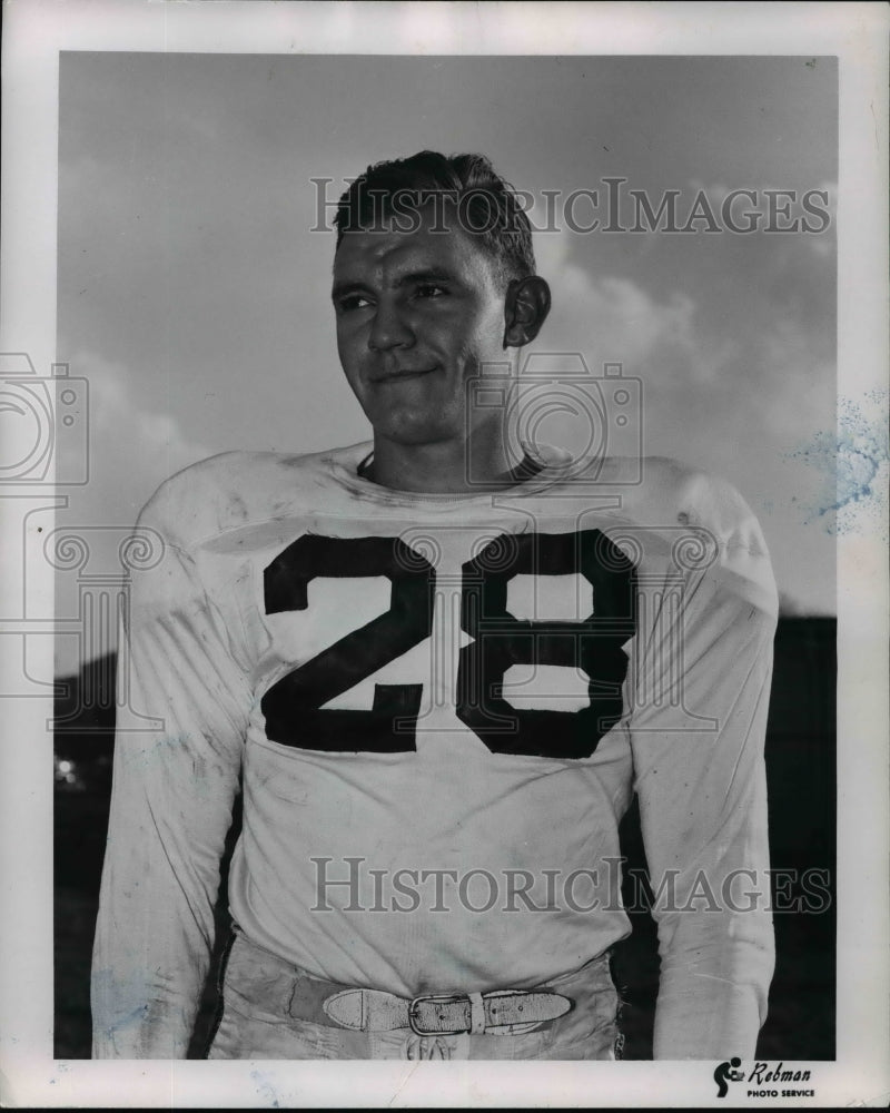 1956 Press Photo George Griffin, Case Football Squad, 1955. - cvb61368-Historic Images