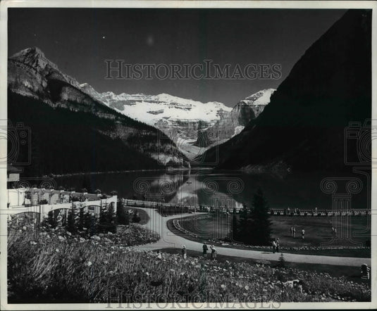 1974 Beautiful Lake Louise, world known gem of the Canadian Rockies-Historic Images