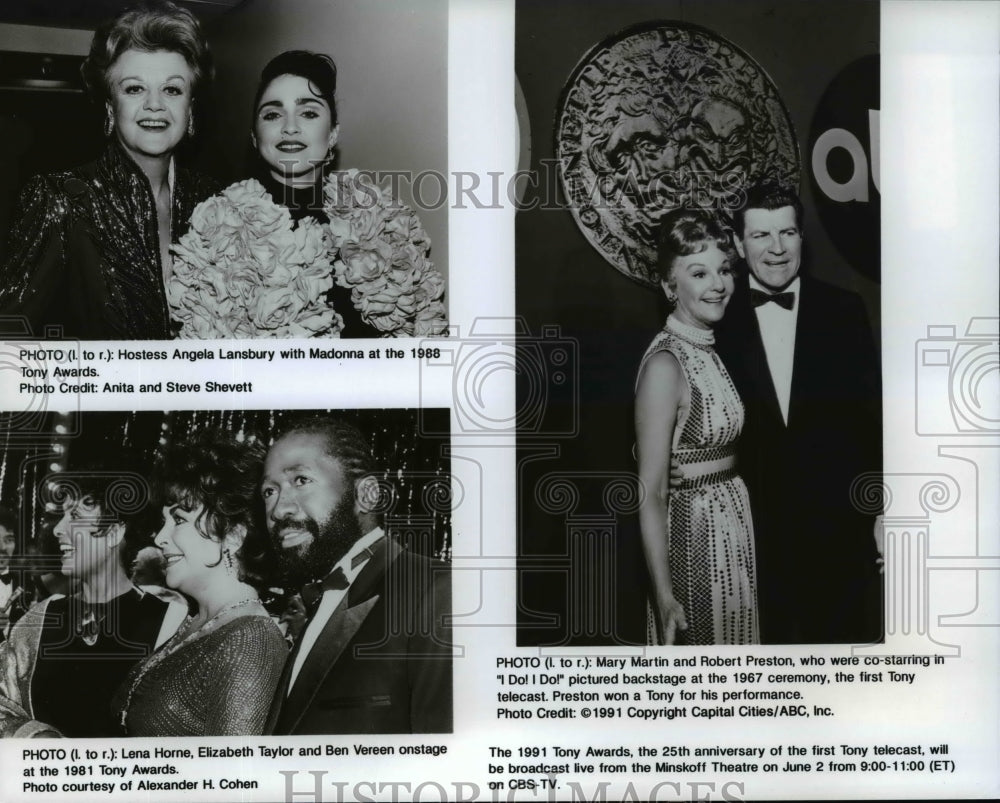 1991 Press Photo Tony Awards, 1991 - cvb61883 - Historic Images