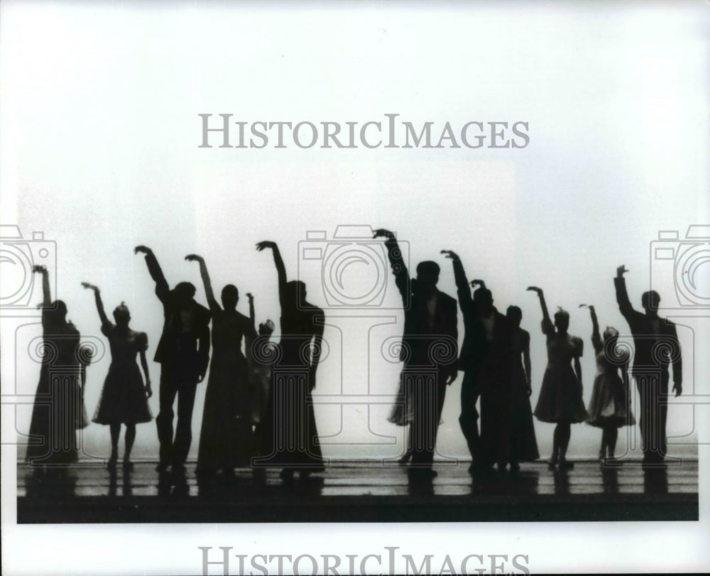 Press Photo Dancers of Ohio Ballet in Eight By Benny Goodman By Heinz Poll - Historic Images