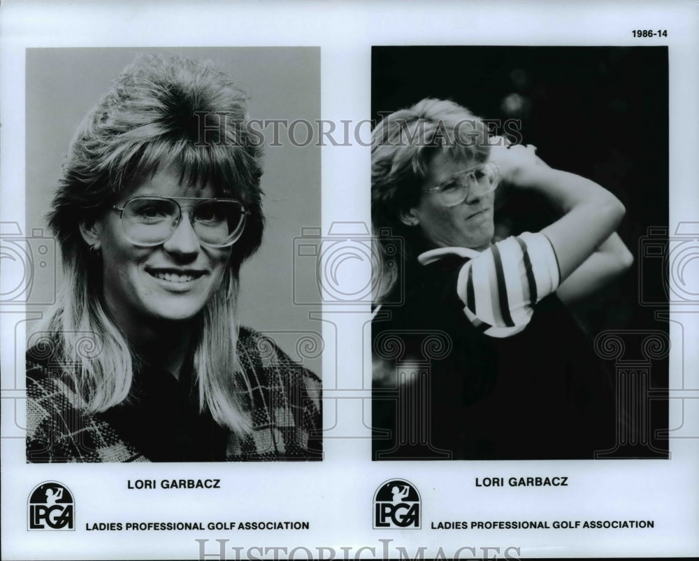 1986 Press Photo Lori Garbacz, Ladies Professional Golf Association. - cvb61945 - Historic Images