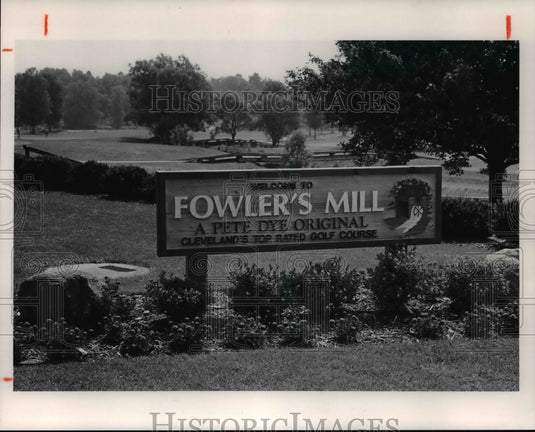 1991 Press Photo Fowlers Mill Golf Course - cvb61975 - Historic Images