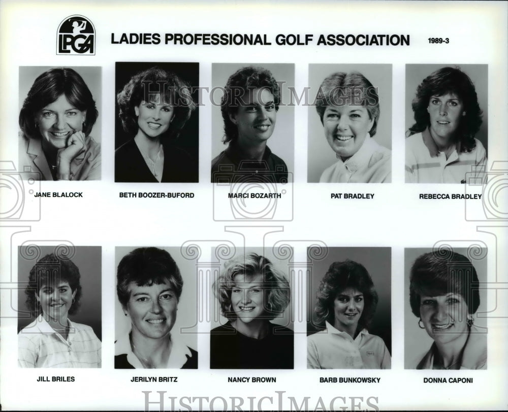 1983 Press Photo Ladies Professional Golf Association members - cvb62024 - Historic Images