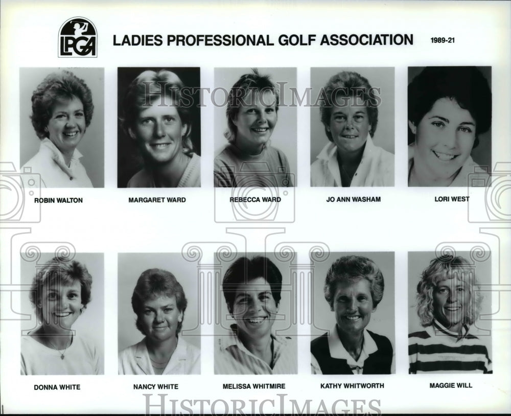 1989 Press Photo Ladies Professional Golf Association members - cvb62028 - Historic Images