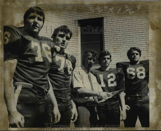 1973 Press Photo Cathedral Latin football team - cvb62047 - Historic Images
