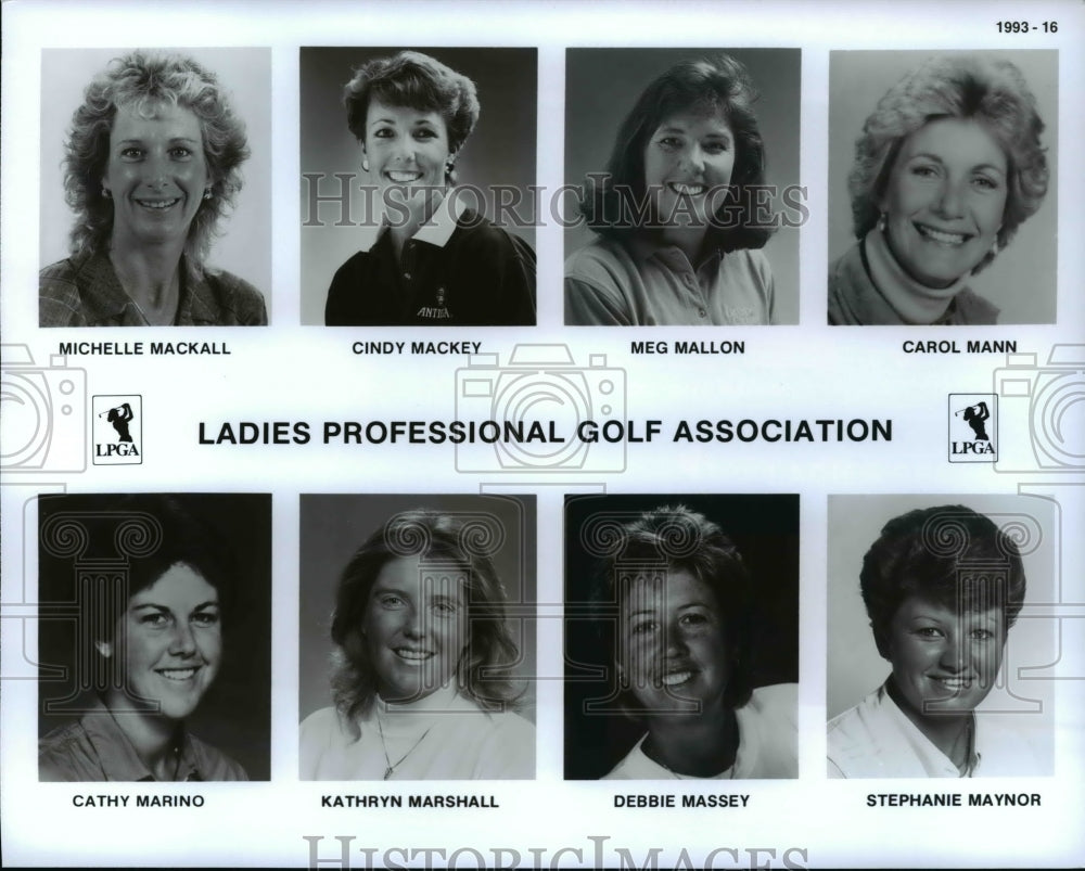 1993 Press Photo Ladies Professional Golf Association members - cvb62064 - Historic Images