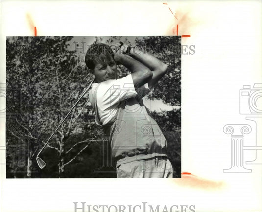 1990 Press Photo Steve Brzytwa is the new head pro at Parkview Golf Course - Historic Images