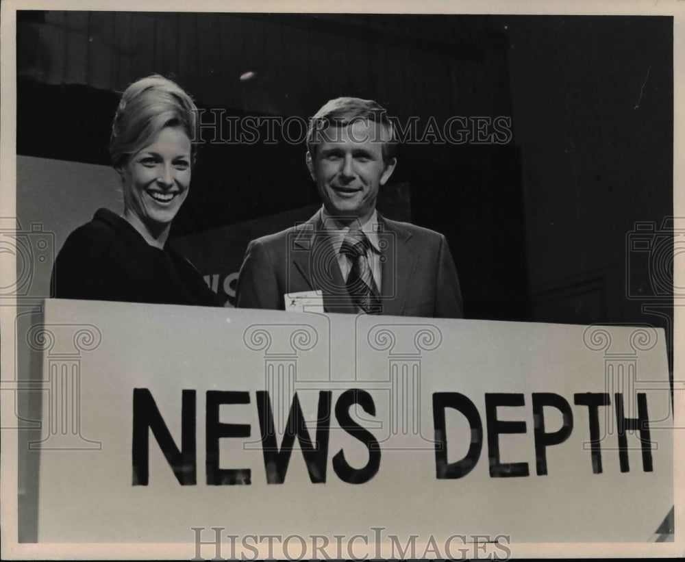 1972 Press Photo Mr and Mrs Duff Lawrence - cvb62099 - Historic Images