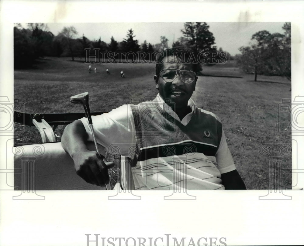 1991 Press Photo Andre Springs - Highland Park Golf Course Manager - cvb62107 - Historic Images