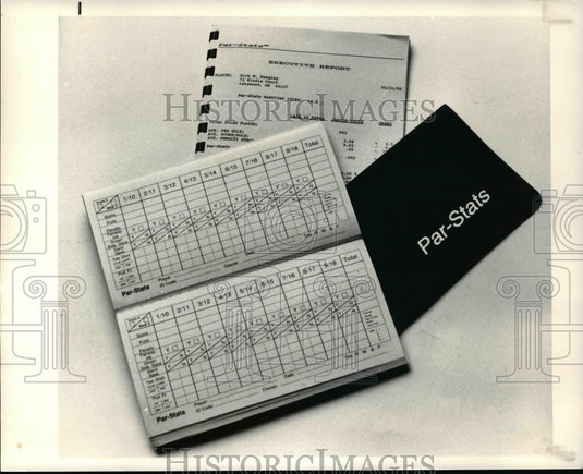 1991 Press Photo Golf score book - cvb62118 - Historic Images