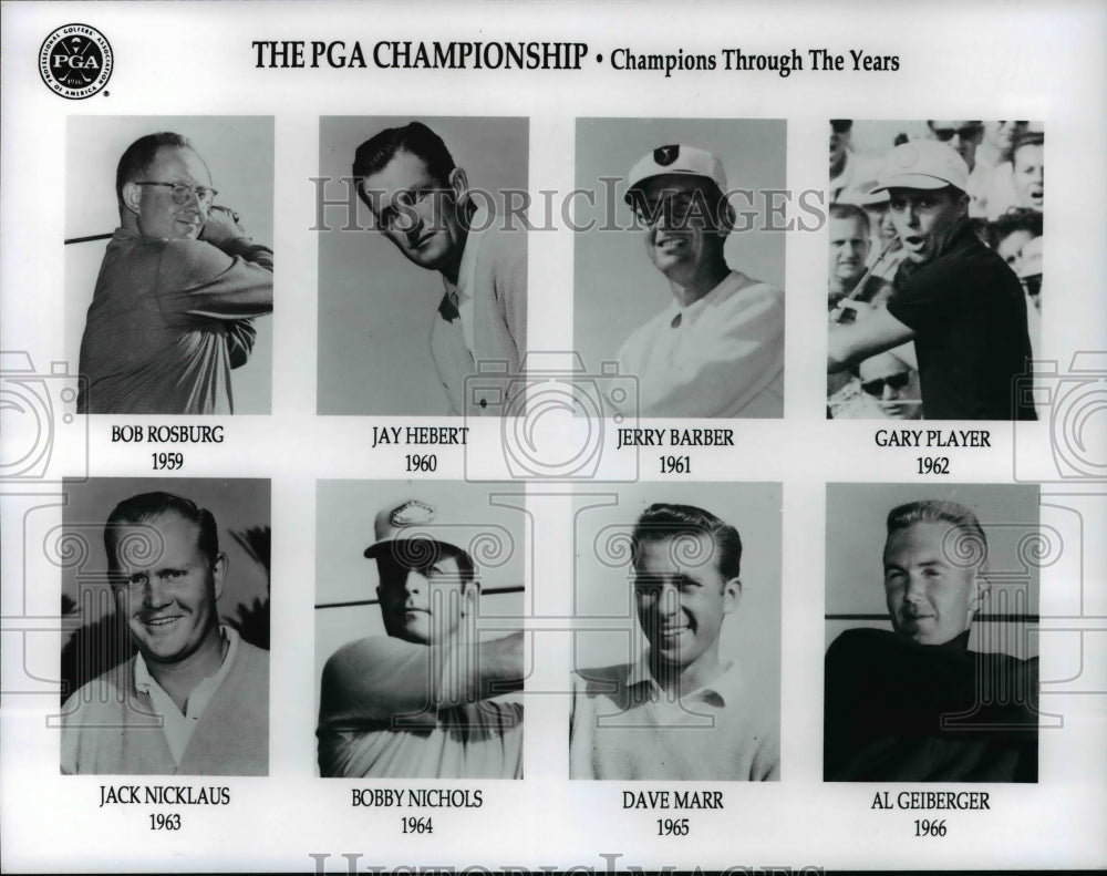 Press Photo Professional Golf Association Champions - cvb62225 - Historic Images