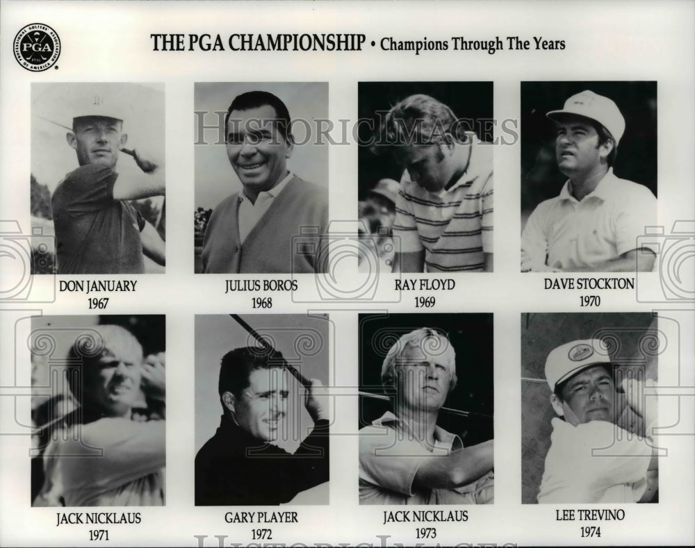 Press Photo Professional Golf Association Champions - cvb62226- Historic Images
