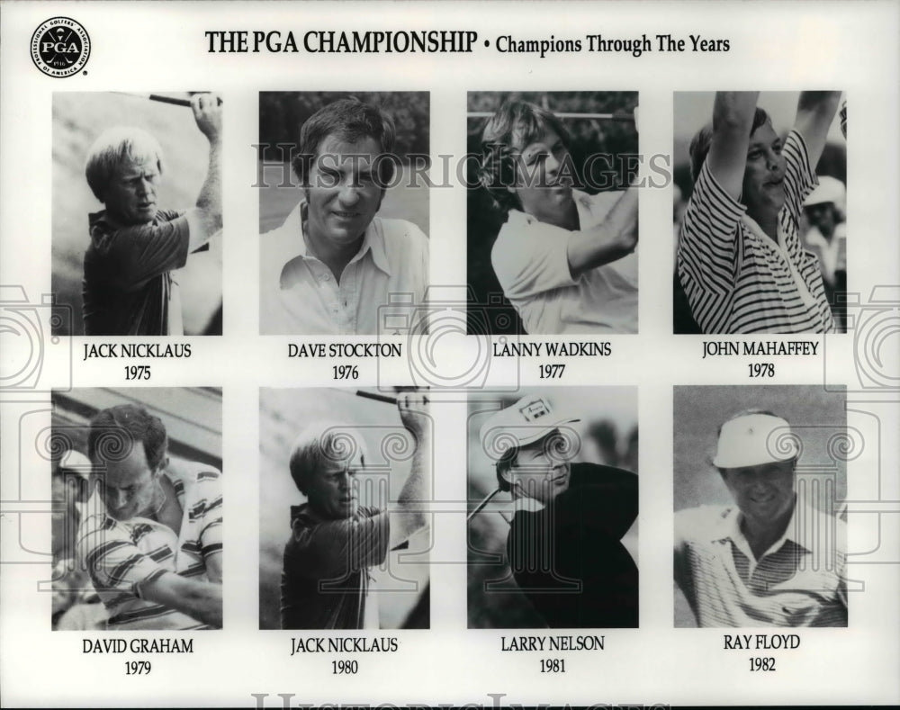 Press Photo The PGA Championship - Champions through the years. - cvb62227 - Historic Images