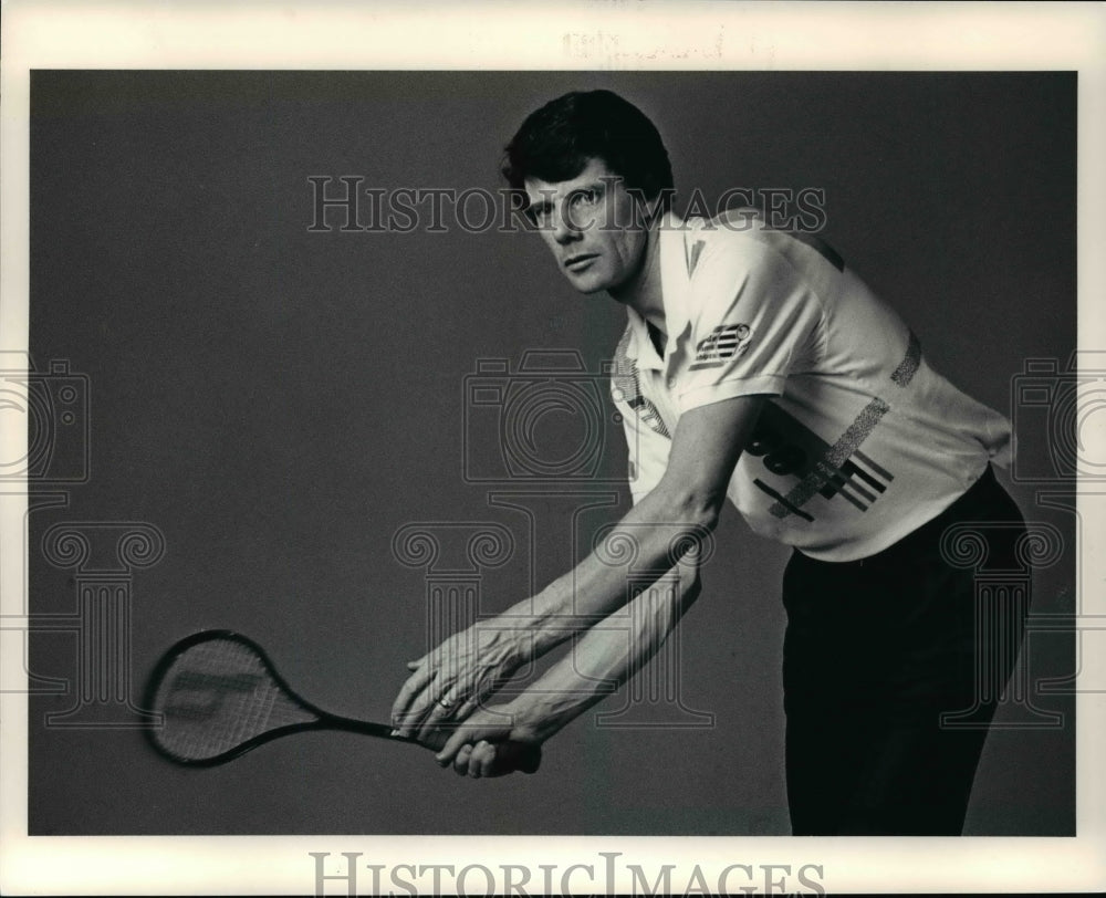 1990 Press Photo Squash player Ian Stopss - cvb62497 - Historic Images