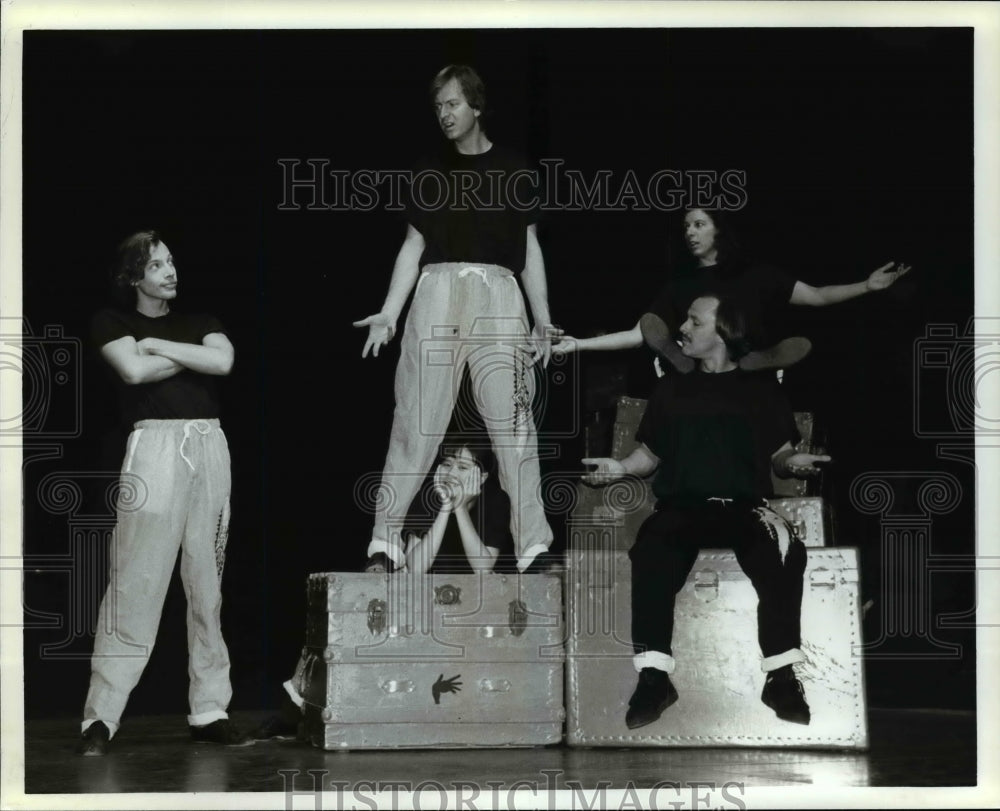 1991 Press Photo Drew Khalouf, Aaron Weir, Poh Teh, Merry Beth Pietila, Hoeppner - Historic Images
