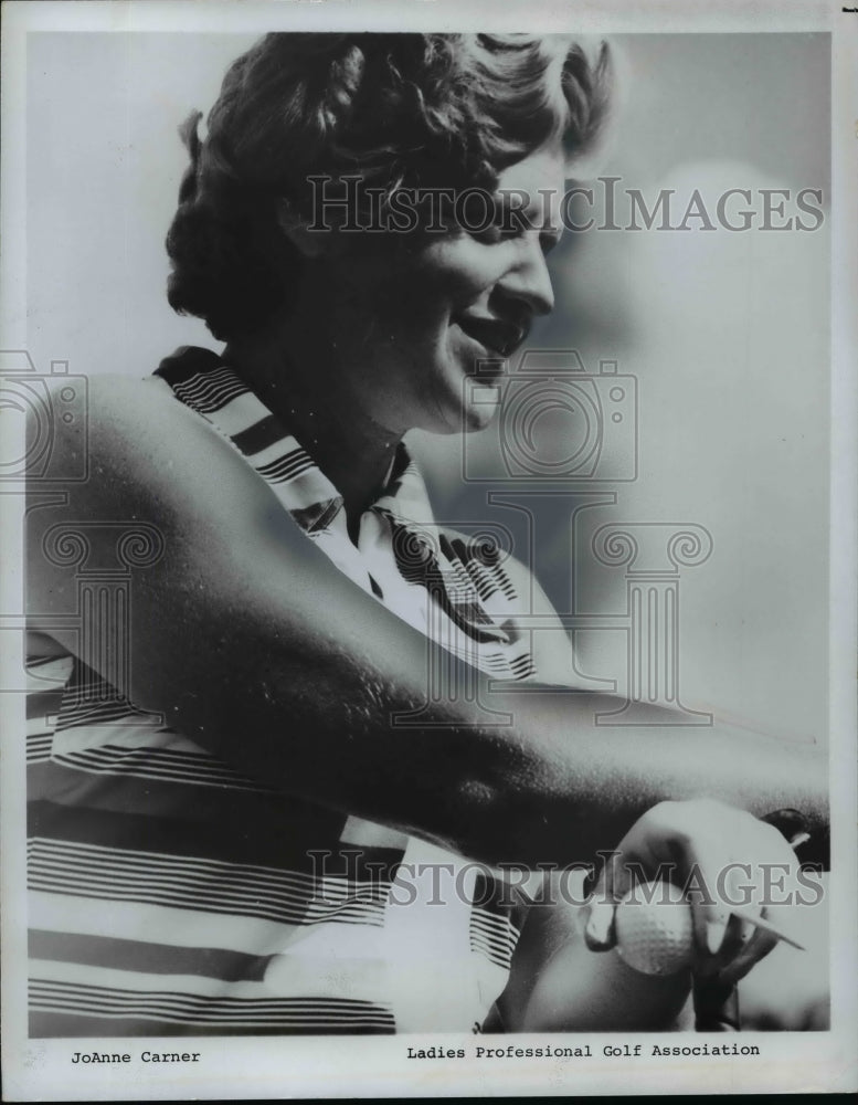 1975 Press Photo Jo Anne Carner-Ladies Professional Golf Asssociation - Historic Images