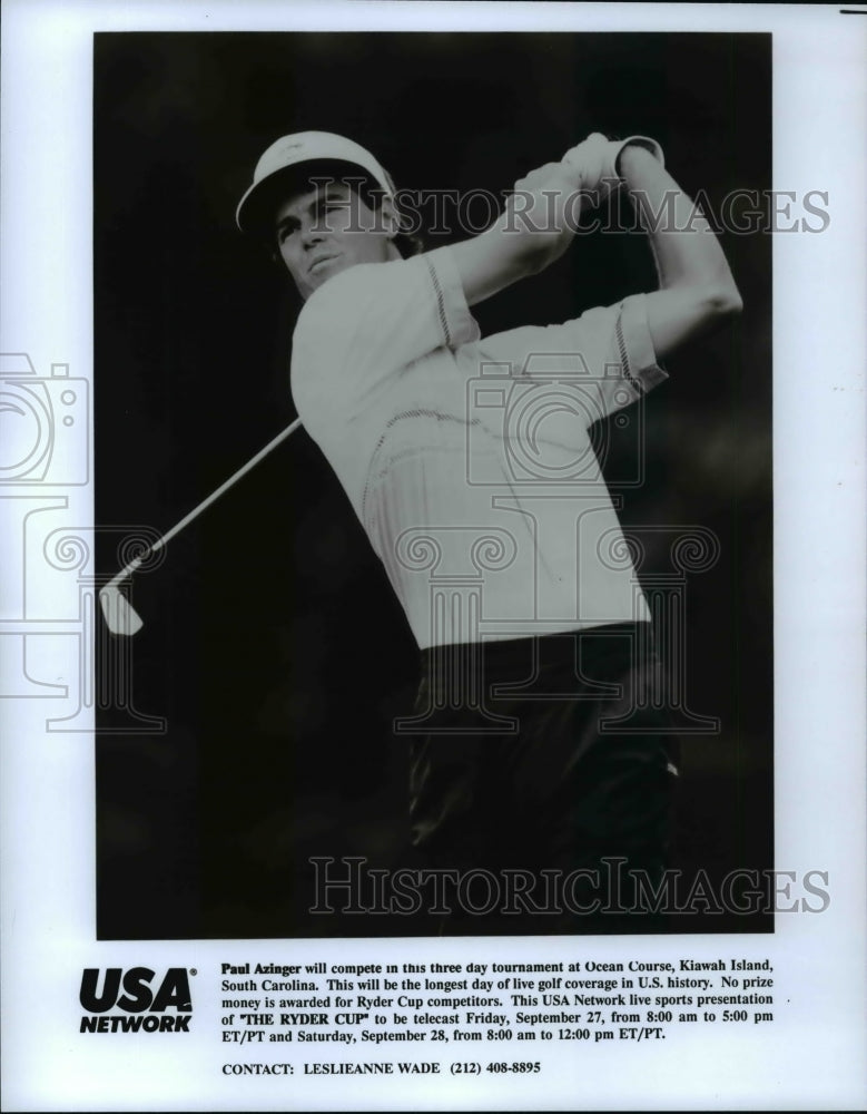 Press Photo Paul Azinger in the Ryder Cup - cvb62859 - Historic Images