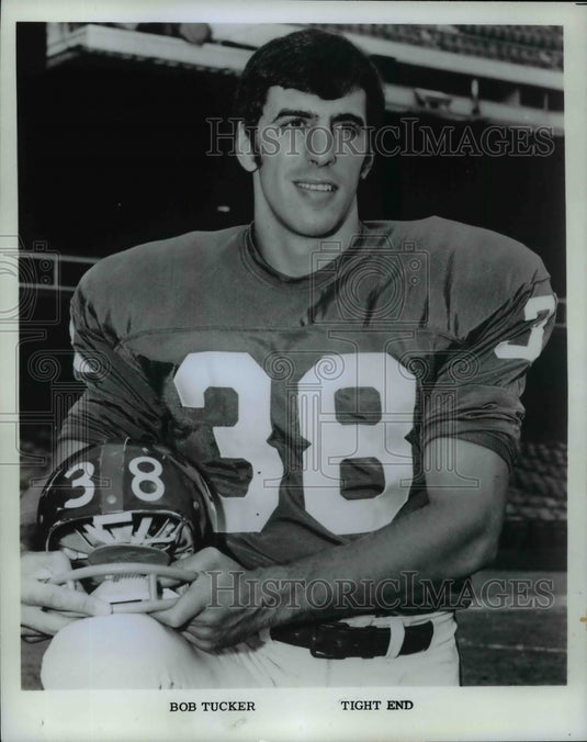 Press Photo Bob Tucker, Tight End - cvb62928 - Historic Images