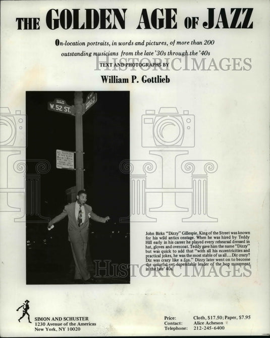 1979 Press Photo John Birks "Dizzy" Gillespie, King of the Street - cvb62988 - Historic Images