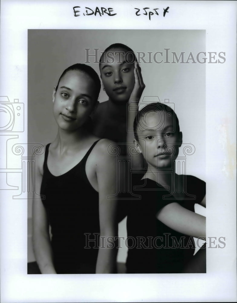 1996 Press Photo Maria Anderson, Ava Koenig and Isis King. - cvb63021 - Historic Images