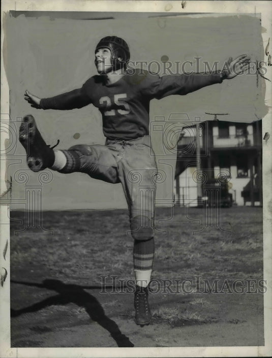 1937 Press Photo Fred Shenker-Fairview Fullback - cvb63070-Historic Images