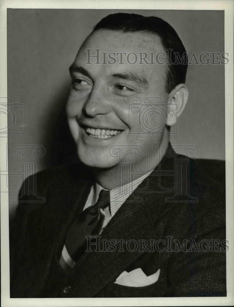 1937 Press Photo Jim Crowley Fordham Football Coach - cvb63082 - Historic Images