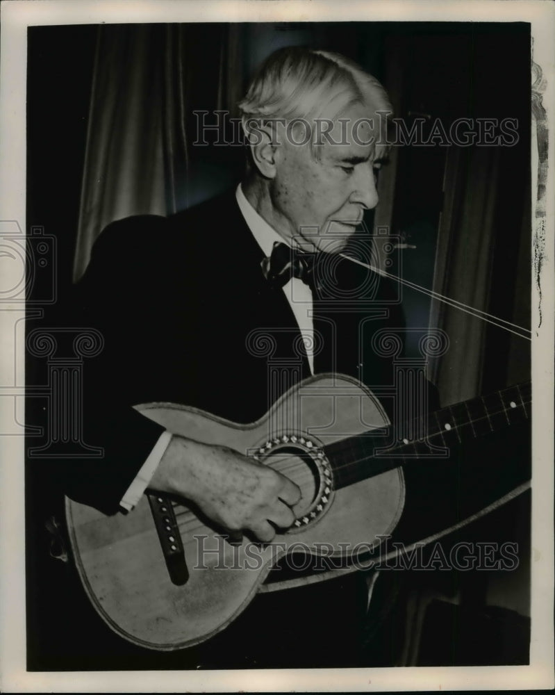 1955 Press Photo Carl Sandburg. - cvb63164 - Historic Images