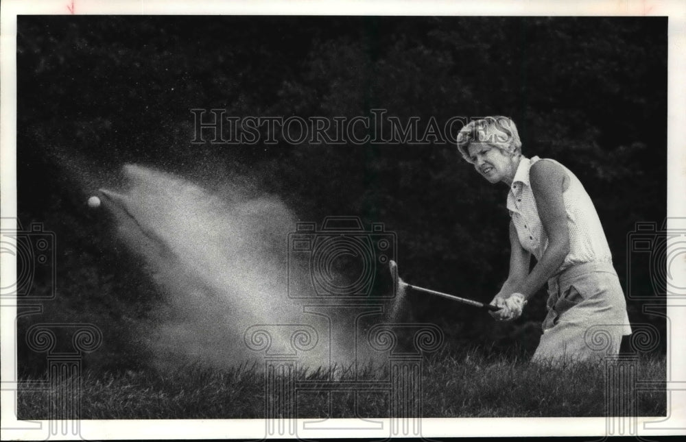 1980 Press Photo Sheila Scott winner of GCGA Tournament at Aurora Ct. Club GCGA - Historic Images